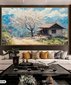 Tranh Núi Rừng Tây Bắc Yên Bình Thơ Mộng